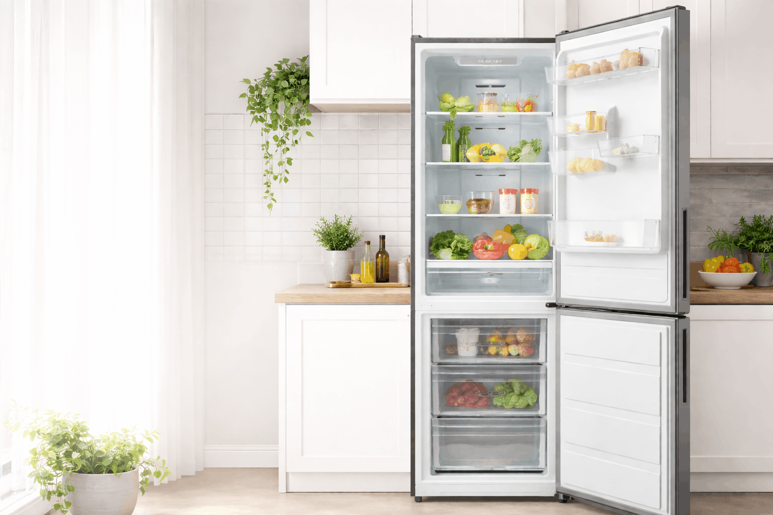 Réfrigérateur Hyundai No Frost Combine 310 Litres AVEC afficheur